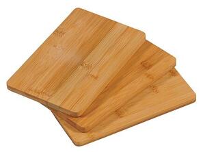 Bambusové dosky 3 ks 22 x 14 x 1 cm KESPER 58003