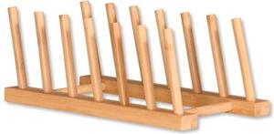 Stojan na 6 tanierov, 25 x 14 x 9,7 cm, bambus KESPER 58293