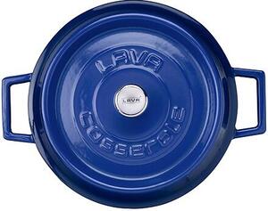 Kastról Ø 24 cm, 2,4 l, liatinový, modrý LAVA METAL LVYST24K2BLU