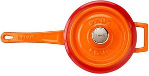 Rendlík Ø 16 cm, 1,35 l, liatinový, oranžový LAVA METAL LVYSOS16K2OR