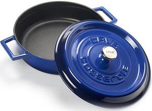 Kastról Ø 24 cm, 2,4 l, liatinový, modrý LAVA METAL LVYST24K2BLU