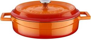 Kastról Ø 24 cm, 2,4 l, liatinový, oranžový LAVA METAL LVYST24K2OR
