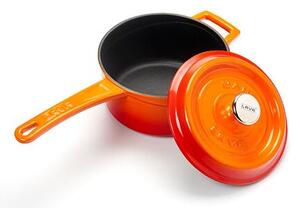 Rendlík Ø 16 cm, 1,35 l, liatinový, oranžový LAVA METAL LVYSOS16K2OR