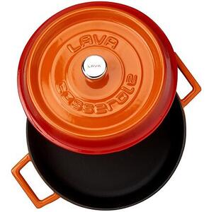 Kastról Ø 24 cm, 2,4 l, liatinový, oranžový LAVA METAL LVYST24K2OR
