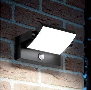 Ideal Lux -LED Vonk. nást. svietidlo so s. SWIPE LED/21W/230V CRI 90 IP54 čierna