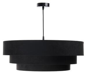 Luster na lanku TRINITI 1xE27/60W/230V čierna/zlatá