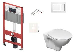 Cenovo zvýhodnený závesný WC set TECE do ľahkých stien / predstenová montáž + WC Ceramia S-Line Pro SIKOTSD0