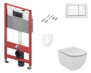 Cenovo zvýhodnený závesný WC set TECE do ľahkých stien / predstenová montáž + WC Ideal Standard Tesi SIKOTSF0