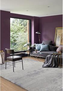 Krémovo-sivý vlnený koberec 120x180 cm Bran – Agnella
