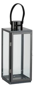 Čierny granitový kovový lampáš Recin - 17*16*51 cm - J-Line by Jolipa