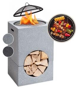 Blumfeldt Monolith, ohnisko s grilom, MgO a oceľový plášť, lapač iskier