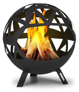 Blumfeldt Colima, ohnisko, Ø 66 cm, guľovitý tvar, rošt na drevené uhlie, popolník