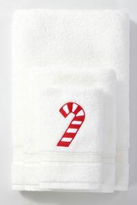 Vianočný uterák CANDYCANE biely Rozmer: 30x50 cm