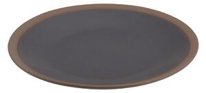 Kameninový dezertný tanier Clay, (fi) 18 cm, hnedý