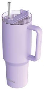 Nerezový termohrnček so slamkou Stream Purple 1200 ml