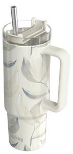 Nerezový termohrnček so slamkou Stream Cotton 950 ml
