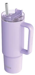 Nerezový termohrnček so slamkou Stream Purple 950 ml
