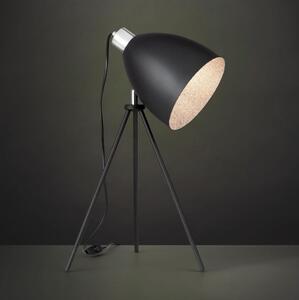Eglo 79378 - Stolová lampa MAREPERLA 1xE27/60W/230V čierna