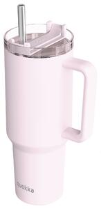 Nerezový termohrnček so slamkou Stream Light Pink 1200 ml