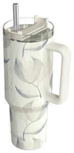 Nerezový termohrnček so slamkou Stream Cotton 1200 ml