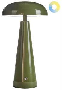 Stolná lampa zelená železo bezdrôtová so stmievačom osvetlenie moderný štýl interiér