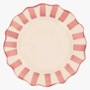 Ručne maľovaný raňajkový tanier Scalloped