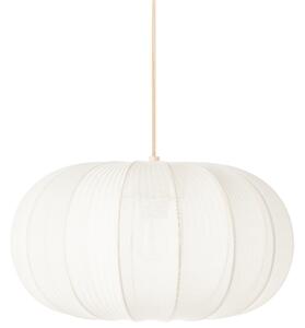 Závesná lampa biela nylon látkové tienidlo osvetlenie moderný štýl obývacia izba