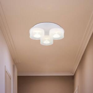 Belinda stropné LED svetlo, Ø 38 cm, biele, 3-pl