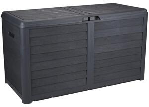 Záhradný box na vankúše Lifetime Garden - box na vankúše - úložný záhradný box - 420 l - 117,3 x 65,3 x 54,8 cm - čierny