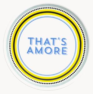 Ručne vyrobený porcelánový tanier na pizzu Guest