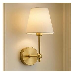 Nástenné svietidlo ASPARAGUS 1xE27/40W/230V zlaté/krémové