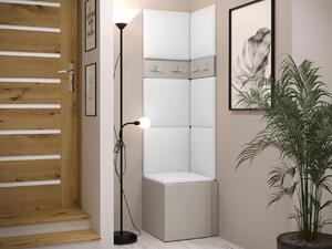 Mirjan24 Predsieň Tavasz XXI, Farby: kašmír, Farba čalúnenia:: ekokoža Soft 017 (biela) 5903211470103