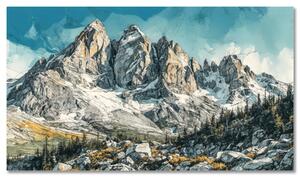 Obraz na platne - Tatry 90x50cm