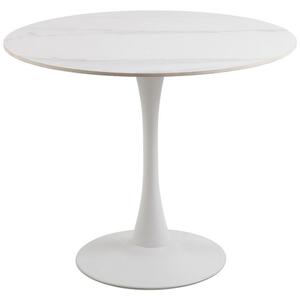 Jedálenský Stôl Malta Biely 90cm