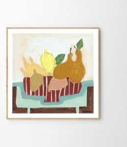 The Poster Club Plagát Sweet Pears by Aliya Abs 50x50