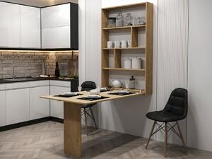 Mirjan24 Moderný nástenný stôl Eden, Farby: dub cremona 5903211474651