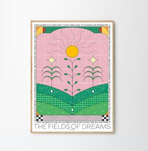 The Poster Club Plagát The Fields of Dreams by Signe Bagger 50x70 cm