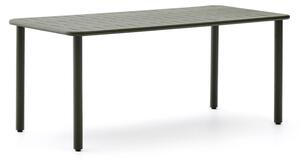 Oceľový záhradný jedálenský stôl 90x180 cm Brai – Kave Home