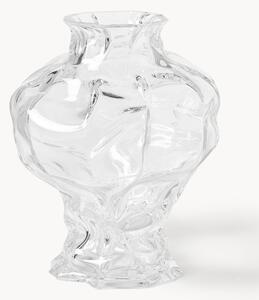 Ručne fúkaná sklenená váza Ammonit, V 30 cm