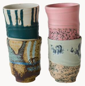 Ručne maľované šálky Artist Ceramics, 4 ks