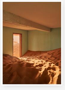 Paper Collective Plagát Sand Village Aj By Stan Desjeux žltá