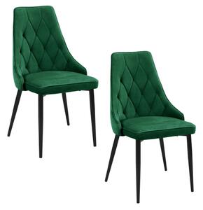 Set 2 ks jedálenských stoličiek SJ.054, zelená