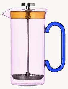 Ručne vyrobený French Press kávovar z borosilikátového skla Clarinette