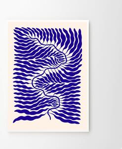 The Poster Club Plagát Little Blue by Linnéa Andersson 30x40 cm