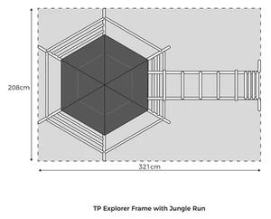 TP Toys Kovová preliezačka Explorer Black Edition