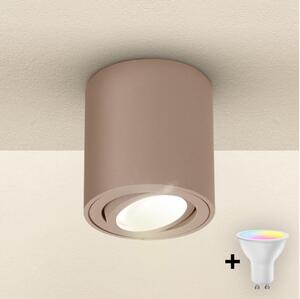Brilagi - LED RGBW stmievateľné bodové svietidlo MIA 1xGU10/4,8W/230V 84x80 mm béžová