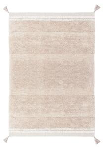 Svetloružový prateľný ručne tkaný bavlnený koberec 90x130 cm Bloom Rose – Lorena Canals