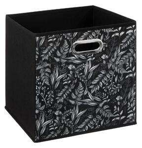 Úložný box Organic, 31x31x31 cm, čierna