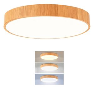 Brilagi - LED stropné svietidlo POOL LED/48W/230V 3000/4000/6000K, priemer 40 cm, s dekórom dreva