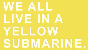 Ilustrácia We all live in a yellow submarine, Finlay & Noa, (30 x 40 cm)